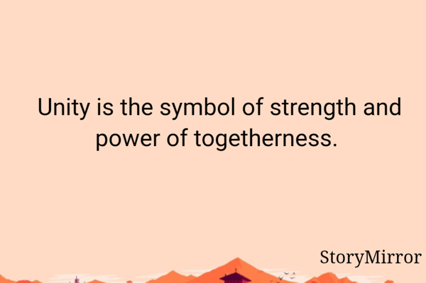 Unity Is Strength Quotes