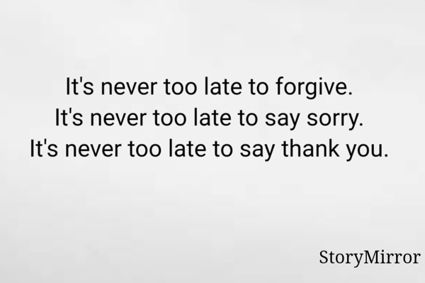 It's never too late to fo | ojingiri hannah | English Inspirational