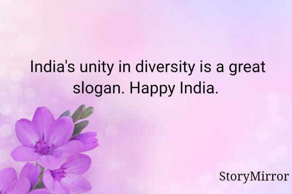 Short Quotes On Unity In Diversity In India Unity In Diversity In