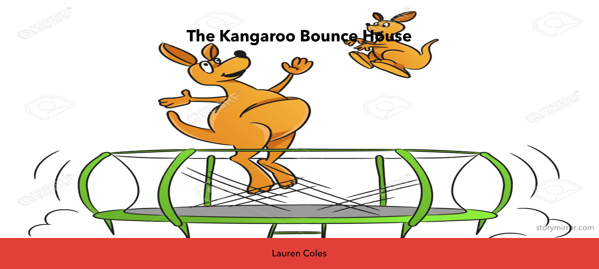 The Kangaroo Bounce House English Children Story Lauren Coles
