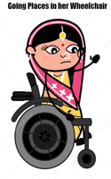 Going Places in her Wheelchair