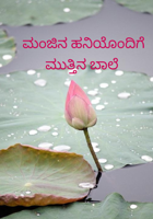 ಮಂಜಿನ ಹನಿಯೊಂದಿಗೆ ಮುತ್ತಿನ ಬಾಲೆ