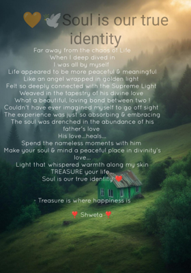 🧡🕊Soul is our true identity