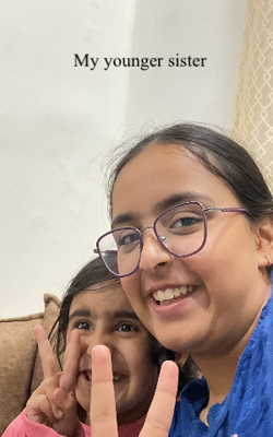 My younger sister
