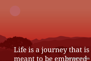 Life is a...