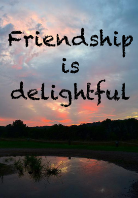 Friendship Is Delightful