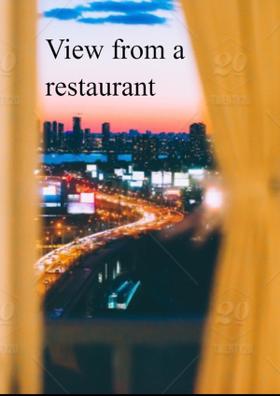 View From A Restaurant