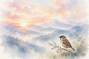 "Choti chidiya bhi bada aasman dekh sakti hai, bas usko pehli udaan bharne ki himmat chahiye 🐦⛰️ - Tum bhi aaj ek choti si koshish karo!"
