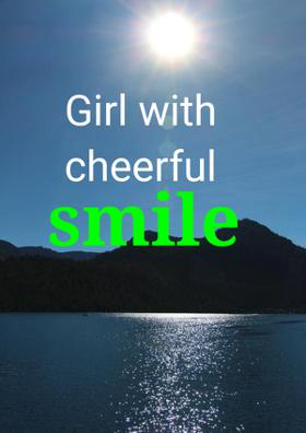 Girl With Cheerful Smile