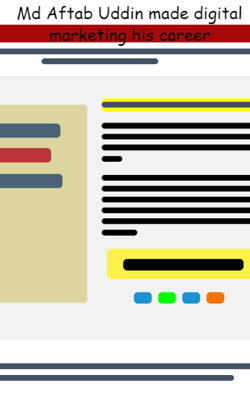 Md Aftab Uddin made digital marketing his career