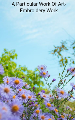 A Particular Work Of Art- Embroidery Work