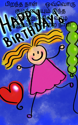 பிறந்த நாள்     ஒவ்வொரு குழந்தையும் இந்த மண்ணுலகில் வாழ அனுமதிப் பெற்ற நாள்
