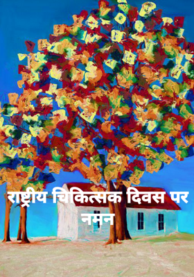 राष्ट्रीय चिकित्सक दिवस पर नमन