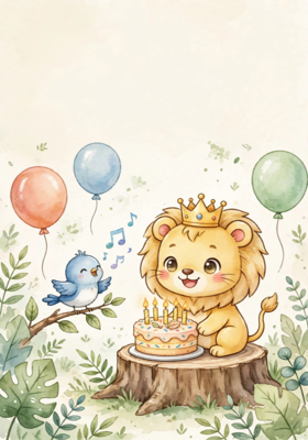 sher ka birthday or chidiya ka anokha gift 