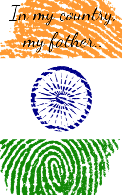 In my country, my father..