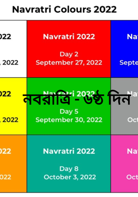 নবরাত্রি - ৬ষ্ঠ দিন