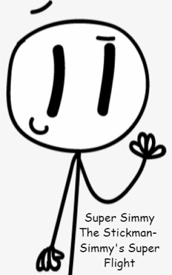 Super Simmy The Stickman-  Simmy's Super Flight