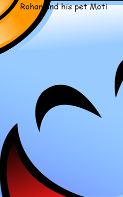 Rohan and his pet Moti