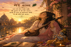 मन तो मेरा चाहे यही,
श्री कृष्ण में ही खो जाऊं।  
हाथों में उठा लू इकतारा,
मैं भी मीरा हो जाऊं।