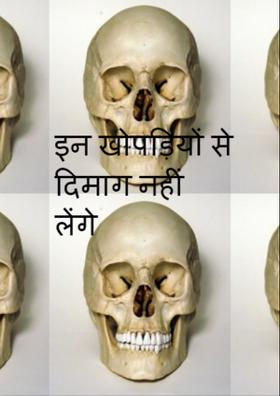 इन खोपड़ियोंसे दिमाग नहीं लें