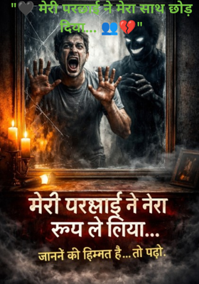 "🖤 मेरी परछाई ने मेरा साथ छोड़ दिया... 👥💔"