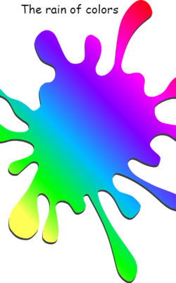 The rain of colors