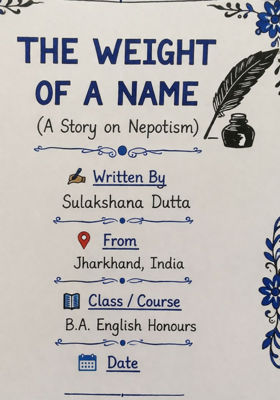 The Weight of a Name