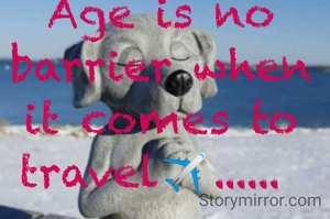 Age is no barrier when it comes to travel✈️️...... 