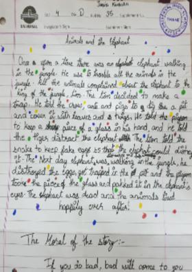 Animals And The Elephant