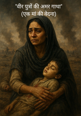 
"वीर पुत्रों की अमर गाथा"
(एक मां की वेदना)