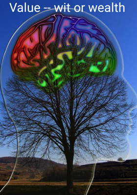 Value -- wit or wealth