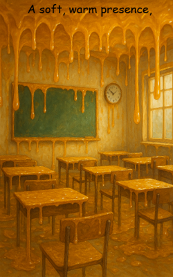 A soft, warm presence,