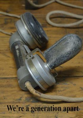 We’re a generation apart