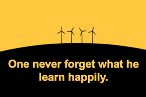 One never forget what he learn happily.
