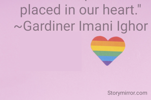 "The greatest wisdom
is read on a plain sheet
placed in our heart."
~Gardiner Imani Ighor


