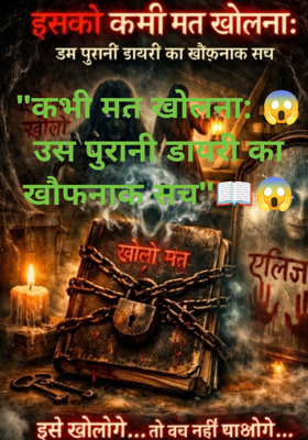"कभी मत खोलना: 😱उस पुरानी डायरी का खौफनाक सच"📖😱