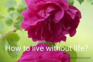 How to live without life?