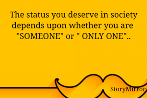 The status you...