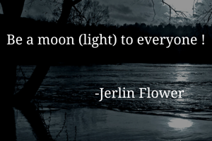 Be a moon...