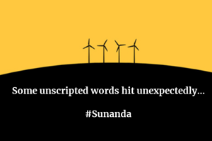 Some unscripted words hit unexpectedly...

#Sunanda