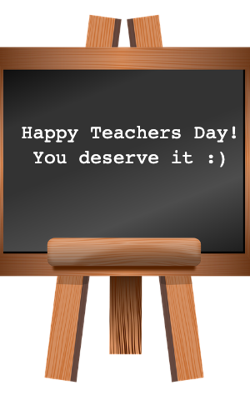 Happy Teachers Day!