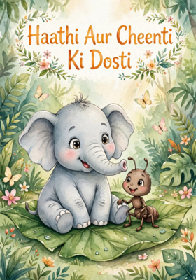    Hathi or chinti ki dosti 