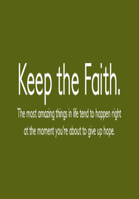 Keeping The Faith
