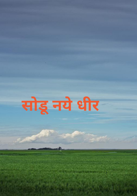 सोडू नये धीर