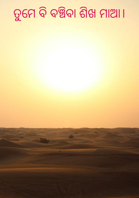 ତୁମେ ବି ବଞ୍ଚିବା ଶିଖ ମାଆ