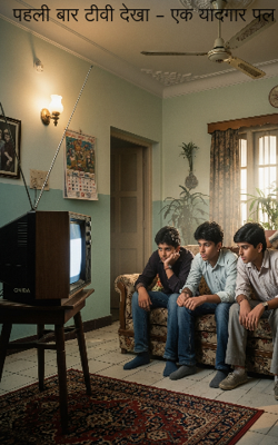 पहली बार टीवी देखा – एक यादगार पल