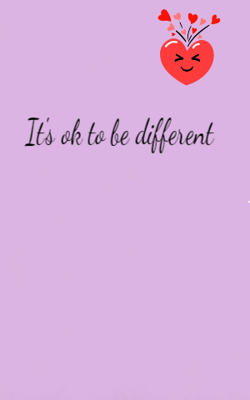 It's ok to be different