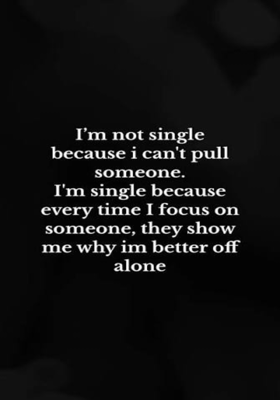 Why I'm Still Single