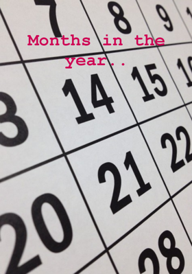 Months in the Year..