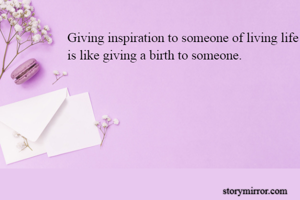 Giving...